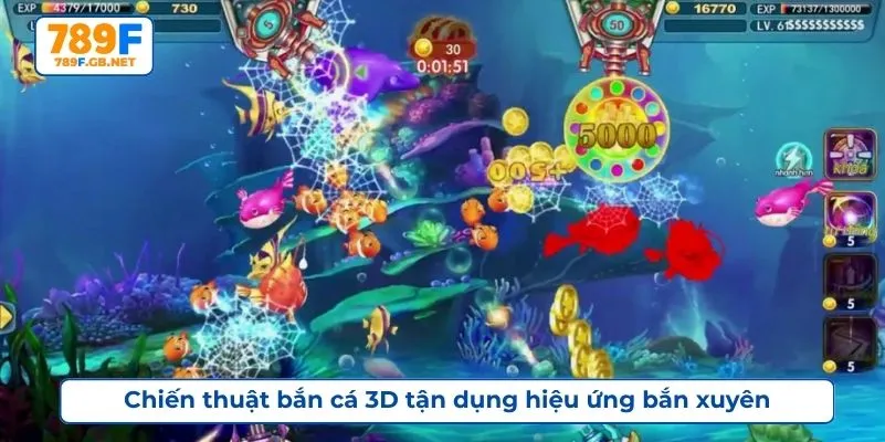 Chiến thuật bắn cá 3D tận dụng hiệu ứng bắn xuyên