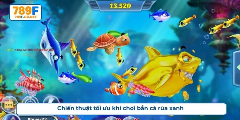 Chiến thuật tối ưu khi chơi bắn cá rùa xanh 