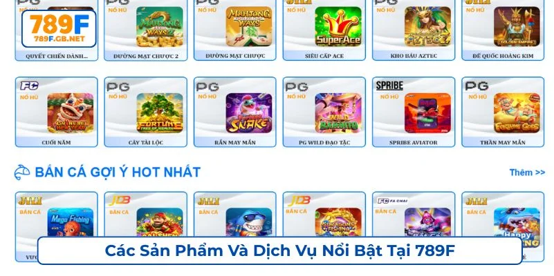 Nền tảng cung cấp đa dạng các trò chơi giải trí thú vị